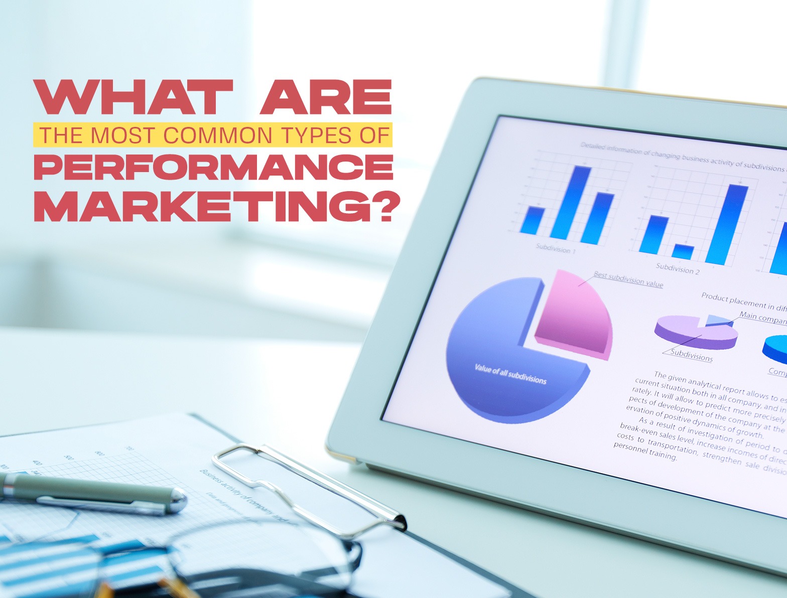 What are the Most Common Types of Performance Marketing?