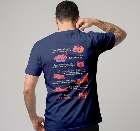 Blue T-Shirt Back