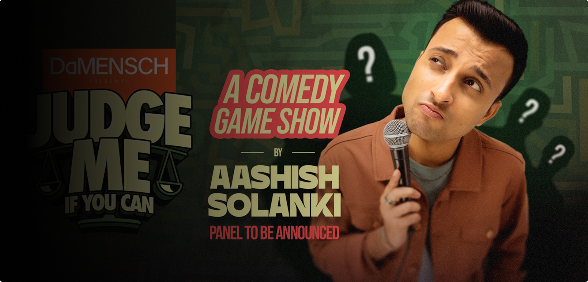 Judge Me If You Can panel show visual identity
